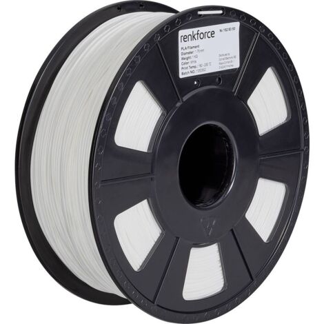 Renkforce RF-4511190 Filament PLA 1.75 mm 1000 g blanc 1 pc(s) A333032
