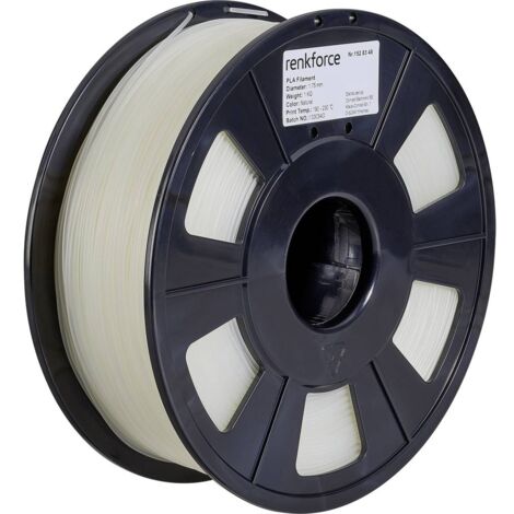 Renkforce RF-4511200 Filament PLA 1.75 mm 1000 g transparent 1 pc(s) A338772
