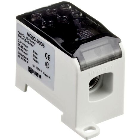 Ouneva Group VG03-0006 Bloc de distribution raccord à vis gris 1 pc(s) (1/2)
