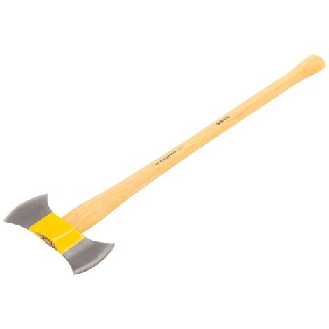 Hachette Canada 1591223 – Manche en hickory – Lame forgée 135 mm – Poids 2100 g, tête 1000 g – Protection anti-chocs – Ochsenkopf