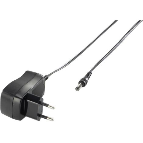 Voltcraft – Bloc d'alimentation à découpage 12 V/DC 600 mA 7.2 W – VC11293520 – Connecteur DC 5.5/2.1 – Efficacité énergétique niveau VI (1/3)