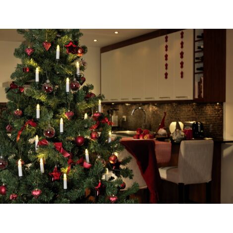 Konstsmide 2010-020 Eclairage pour arbre de Noël pour l'intérieur sur secteur Nombre de lumière 16 LED blanc chaud Long (1/2)