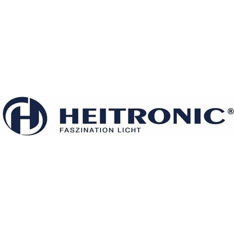 Lampadaire extérieur Heitronic 36994 SATURN LED E27 acier inoxydable
