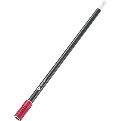 Toolcraft – Rallonge d'embout 300 mm 1/4" (6,3 mm) – Acier chrome-vanadium – Manchon rotatif pour vissage précis – Force de maintien élevée