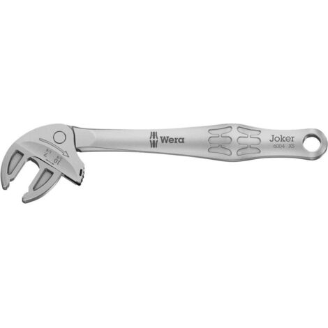 Wera – Clé à molette Joker XS auto-ajustable 7-10mm – Angle de retour 30° – Vissage rapide en série – Acier à outils allié - selbstjustierend7-10mm