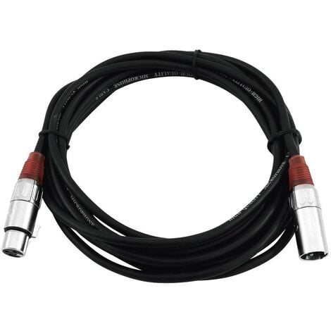 OMNITRONIC Câble adaptateur XLR(F) / prise jack mono 0,9 m noir