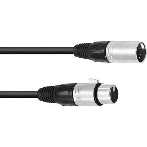 Câble Adaptateur Audio Omnitronic 6 M – 2x XLR Mâle Vers 2x RCA Mâle – Connexion Pro Fiable Pour Sono & Matériel Hi-Fi