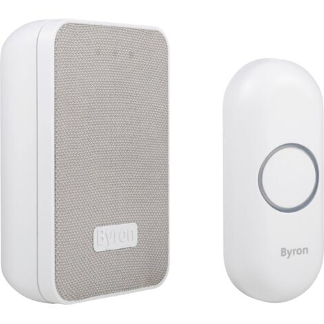 Set complet pour Sonnette sans fil Byron DBY-22321 150 m gris, blanc (1/5)