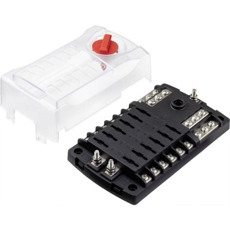 TRU COMPONENTS TC-9067936 Porte-fusible pour automobile Adapté pour (fusibles) fusible plat standard 30 A 32 V/DC 1 pc(