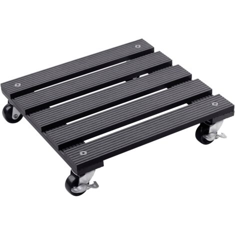 Metafranc WU0825110 Chariot de transport WPC Charge max: 60 kg 300 mm x 300 m x 73 mm Nombre de roulettes pivotantes 4