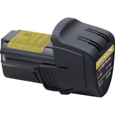 Proxxon – Batterie Li-Ion 10,8 V 2,6 Ah – 29896 – Surveillance thermique – Autonomie 30 min – Compatible outils MICROMOT