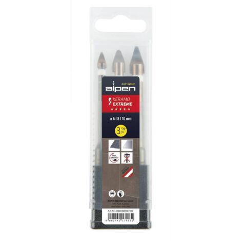 ALPEN 300003100 CONECUT ''KERAMO EXTREME'' 68-10 MM 3 PCS., 0 V, GRIS (1/3)