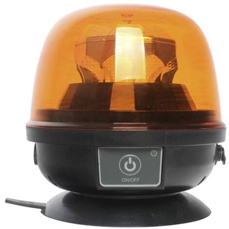 Gyrophare à LED sans fil avec télécommande rechargeable classe 5 - 12-24V