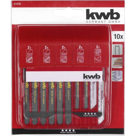 kwb 617230 Lot de lames de scie sauteuse kwb, 10 pièces 1 pc(s) (1/5)
