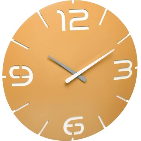 Horloge murale TFA Dostmann 60.3536.07 radiopiloté(e) 35 cm x 35 mm soleil jaune (1/4)
