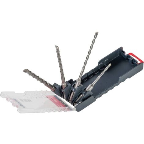kwb 109164 acier à métaux Jeu de forets pour marteau-perforateur 4 pièces 5 mm, 6 mm, 8 mm, 10 mm SDS-Plus 1 set (1/4)