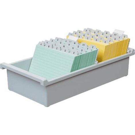 HAN Karteitrog 954-0-11 DIN A4 quer max. 1300Karten lichtgrau (1/4)