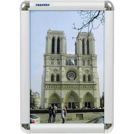 Franken BS0701 Cadre photo transparent, argent (l x H x P) 240 x 327 x 12 mm DIN A4 (1/2)