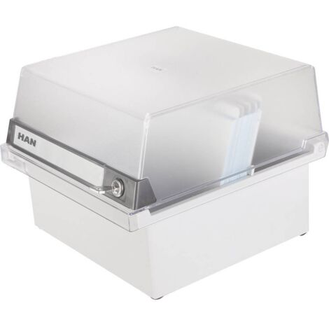 HAN SPECIAL EDITION 965-S-631 Fichier gris clair nombre maximum de cartes: 800 cartes A5 horizontal avec serrure (1/4)