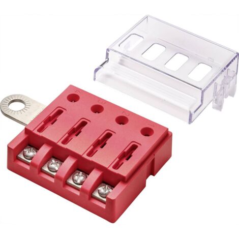TRU COMPONENTS TC-9069836 Porte-fusible pour automobile Adapté pour (fusibles) fusible plat standard 30 A 32 V/DC 1 pc(