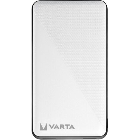 Varta Power Bank Energy 15000 Powerbank (batterie supplémentaire) 15000 mAh LiPo USB-C®, Micro USB blanc/noir charge et