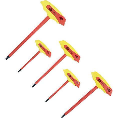 C.K T4422 SET VDE Set de tournevis cruciformes Taille (métrique): 3 mm, 3.5 mm, 4 mm, 5 mm, 6 mm (1/5)