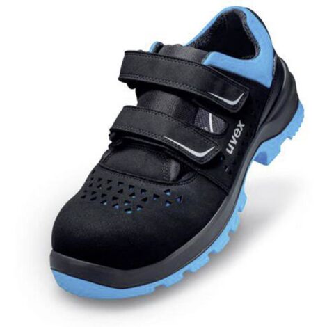 uvex 2 xenova® 9553844 antistatique (ESD) Sandales de sécurité S1 Pointure (EU): 44 noir, bleu 1 paire(s) Q879782