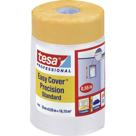 tesa 04402-00003-01 Film de masquage tesa Easy Cover® orange (L x l) 33 m x 55 cm 1 pc(s) Y106572
