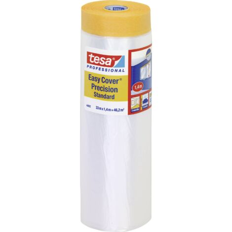 tesa 04402-00002-01 Film de masquage tesa Easy Cover® orange (L x l) 33 m x 1.4 m 1 pc(s) Y106592