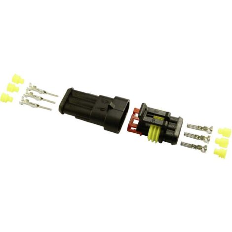BAAS Set Superseal série AMP-Superseal 1.5mm Nbr total de pôles 3 Pas: 6 mm ES13 1 pc(s) Y333982 (1/2)