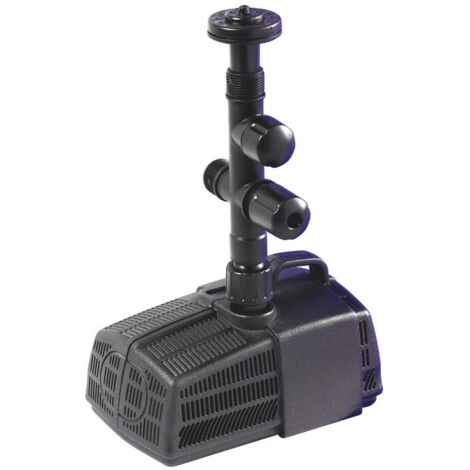 Hozelock – Pompe pour fontaine 1500 l/h 3354B1240 – Hauteur de refoulement 1,8 m – Tube télescopique inclus – Compatible avec accessoires de cascade - Y332052 (1/8)