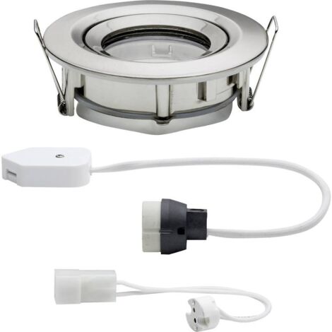 Paulmann – Spot encastrable pour salle de bains 93662 – GU10, GU5.3 – Protection IP65 pour pièces humides – Orientable pour éclairage ciblé