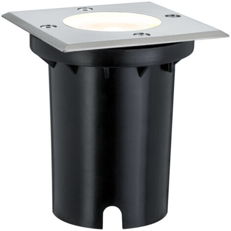 Paulmann – Luminaire extérieur encastrable 93993 – GU10 LED 3.5 W – Acier inoxydable – IP67 – Charge max 500 kg – Lumière blanche chaude 3000 K (1/5)