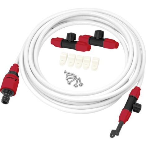 Kit brumisateur extérieur TOOLCRAFT 13 mm (1/2) - 15 mm (5/8) Longueur tuyau: 6 m 2302370 (1/4)