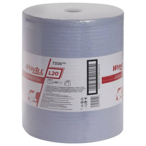 Kimberly Clark KI1066 7356 WYPALL L20 ESSENTIAL Wischtücher Großrolle Lingettes nettoyantes Y298372 (1/2)