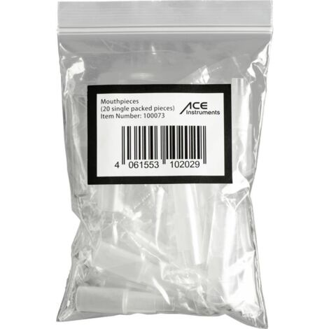 ACE Mundstücke für Alkoholtester INNOMARK delta Embouts buccaux translucide Y856602 (1/3)