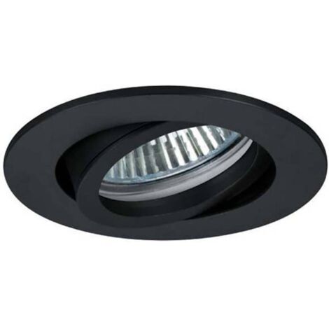 Brumberg 6308 0063.08 Spot encastrable Ampoule halogène GX5.3 50 W noir (1/3)