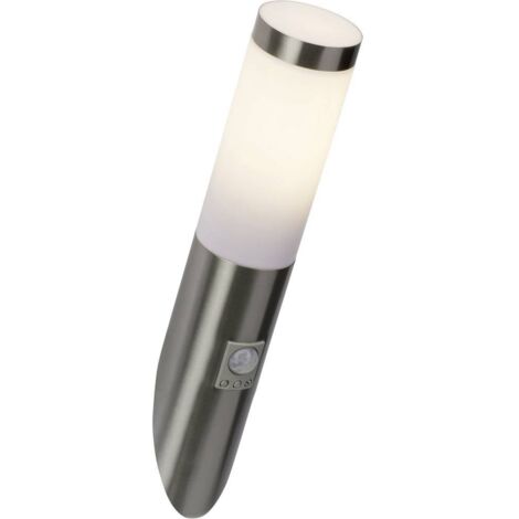 Applique extérieure avec détecteur de mouvement LED E27 10 W – Acier inoxydable – Indice de protection IP44 – Angle de détection 120° – Brilliant (1/10)