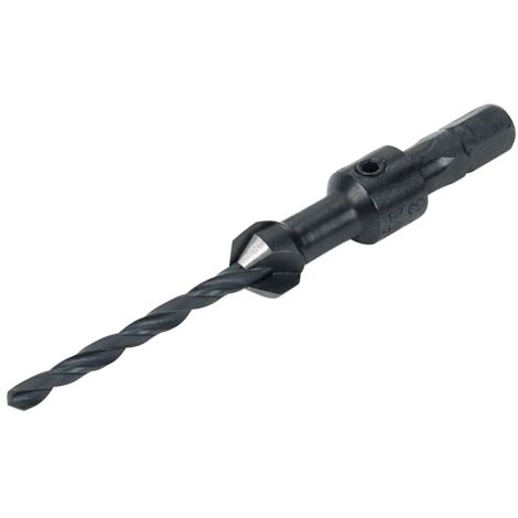 Wolfcraft – Foret d'amorçage 2545000 – Diamètre ø4,5-12 mm – Queue six pans pour vis ø5-6 mm – Pour bois et plastique (1/5)
