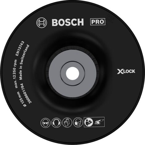 Bosch Accessories 2608601784 Plateau de support M14 dur Diamètre 125 mm