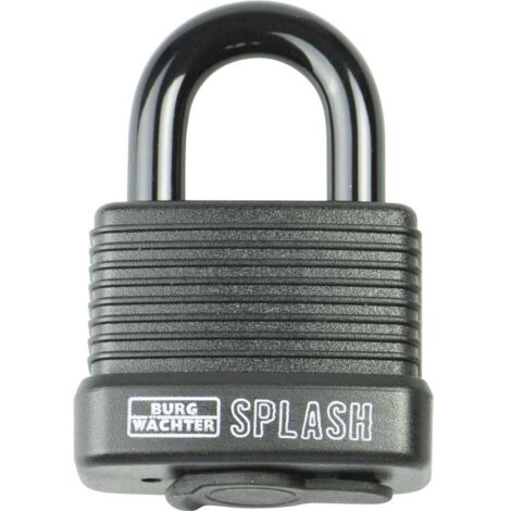 Burg Wächter Splash 470 45 Black SB Cadenas noir avec serrure à clé Y848412 (1/2)