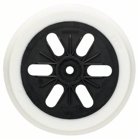 Bosch – Plateau de ponçage souple 150 mm – Compatible GEX 125-150 AVE et GEX 150 AC – Pour ponçage peinture, mastic et plâtre