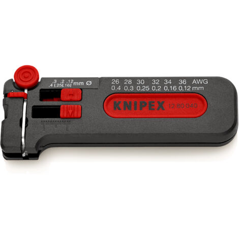 KNIPEX 12 80 040 SB Mini outil à dénuder 100 mm