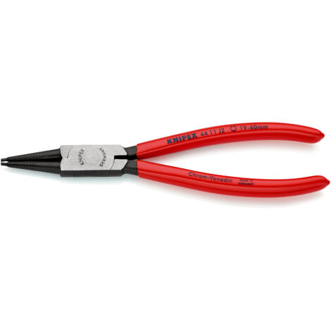 KNIPEX 44 11 J2 Pince pour circlips pour circlips intérieurs d'alésage gainées en plastique atramentisée noire 180 mm