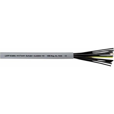 LAPP ÖLFLEX® CLASSIC 110 Câble de commande 7 x 0.50 mm² gris 1119757-50 50 m