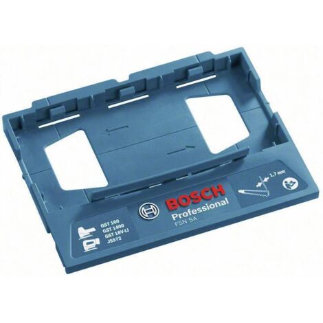 Bosch Professional – Adaptateur pour scie sauteuse – Rail de guidage FSN SA – Compatible Bosch, Mafell, Festool – Coupes droites précises - Q164522