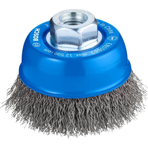 Bosch Accessories Brosse boisseau, fils ondulés, 0,3 mm, 70 mm, 12500 tr/ min, M 14 2608622098 1 pc(s)