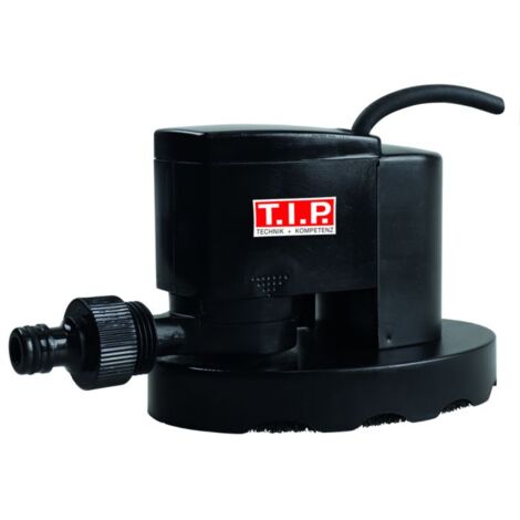 T.I.P. – Pompe immergée pour couverture de piscine – Débit 2000 l/h – Hauteur de refoulement 6 m – Interrupteur à flotteur – 30441