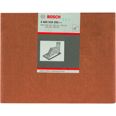 Glissière de guidage pour meuleuse d'angle – Acier noir 12,5 cm – Raccord d'aspiration pour découpe propre – Compatible Bosch PWS 7-125 CE – Lebeurre
