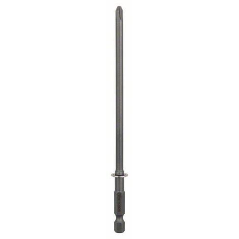 Bosch – Embout pour visseuse PH2 145 mm – Entraînement ISO 1173 E6.3 – Pour vis à tête fraisée – Vissage rapide en série